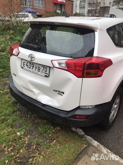 Задний бампер toyota rav4