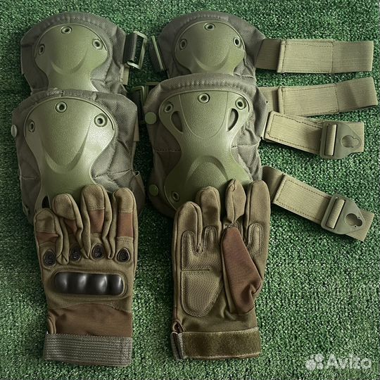Наколенники, налокотники и перчатки тактические