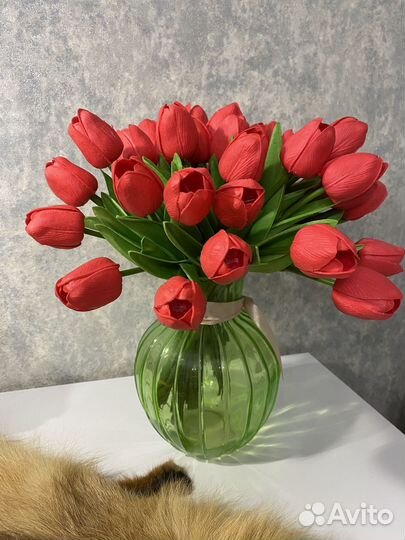 Силиконовые тюльпаны