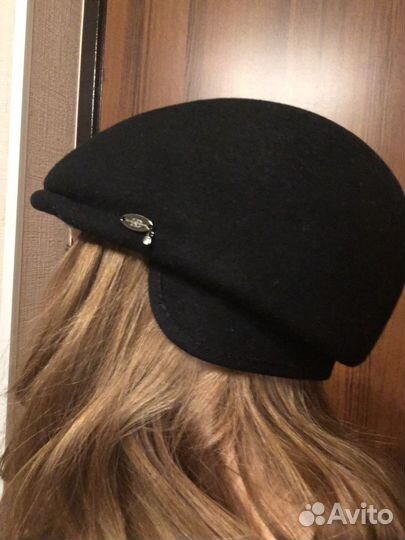 Кепка женская фетровая с ушками