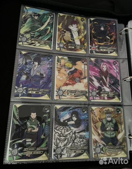 Коллекционные карточки наруто