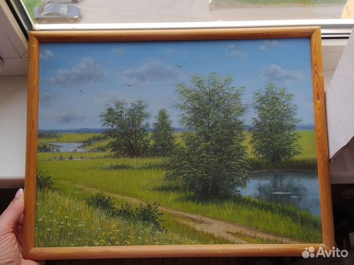 Картина маслом на холсте пейзаж