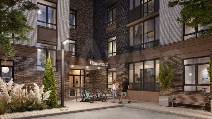 2-к. квартира, 72,6 м², 9/9 эт.