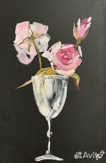 Картина акрилом на холсте