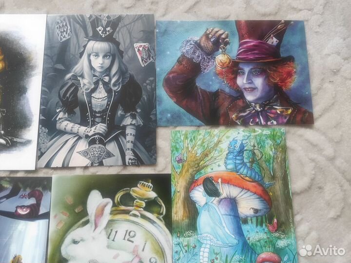 Открытки Алиса в стране чудес