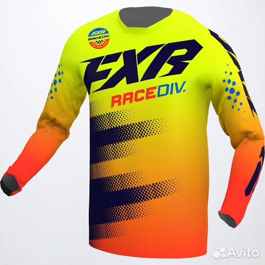 Джерси FXR clutch MX jersey Midnight/Hivis/Nuke Re