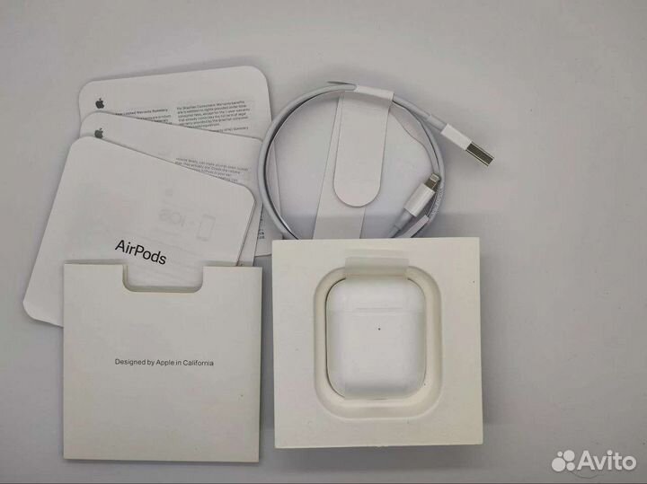 Airpods 2 premium + чехол в подарок