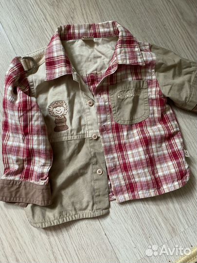 Рубашка для мальчика 86