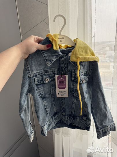 Джинсовая куртка для девочки 116 122