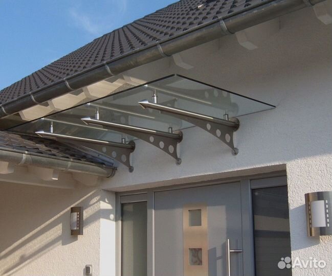 Навес из стекла