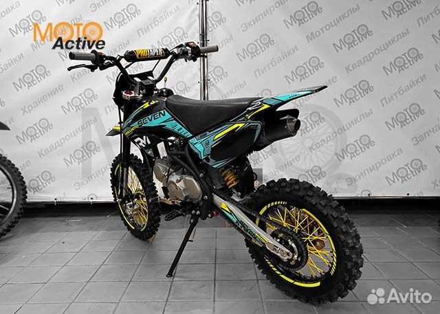 Питбайк Regulmoto seven 17/14 125(синий/желтый)