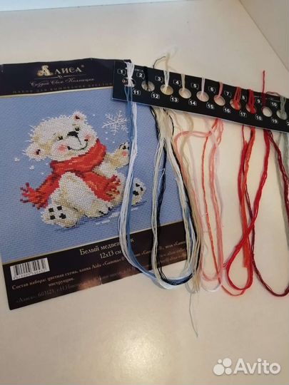 Остатки набора для вышивания