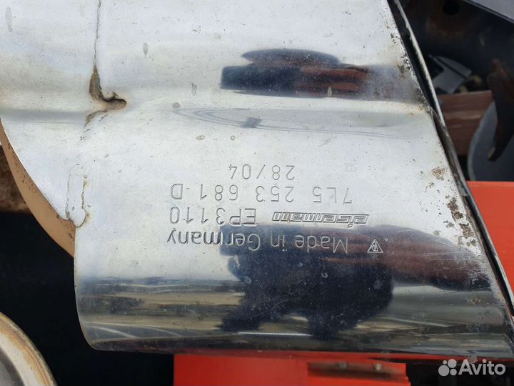 Глушитель задняя часть для Porsche Cayenne