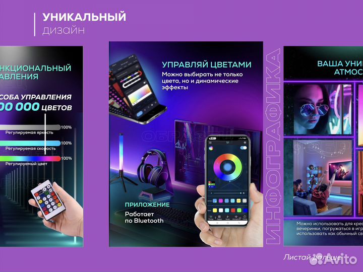 Инфографика для маркетплейсов wildberries ozon