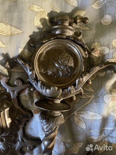 Бронзовые старинные подсвечники