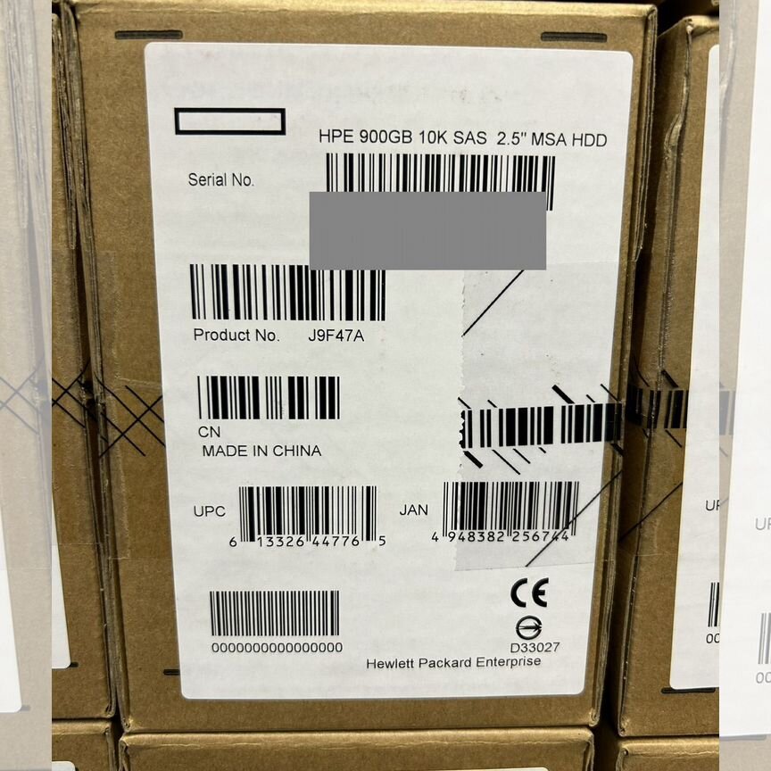 [J9F47A] Жесткий Диск Hp 900gb 787647-001 Msa J9f47a