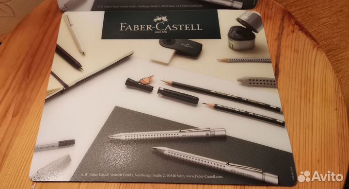 Faber-Castell шариковый стержень + коврик для мыши