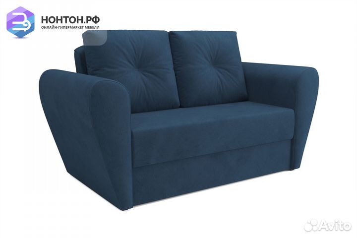 Диван выкатной Квартет темно-синий