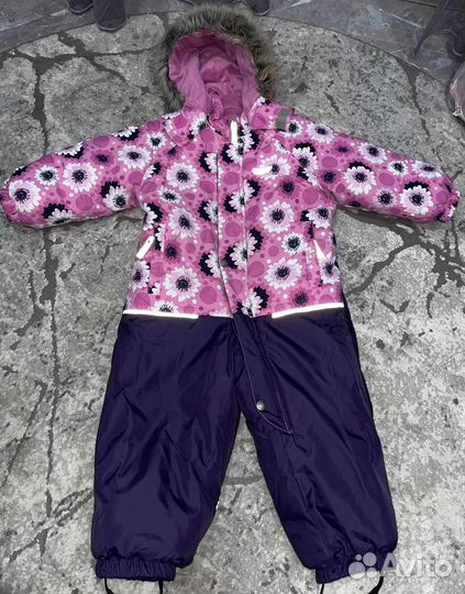 Зимний комбинезон для девочки 86