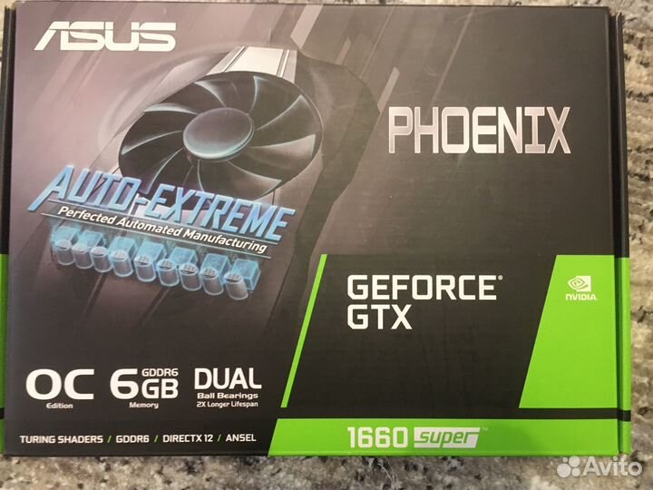 Asus Phoenix GeForce GTX1660Super 6Gb