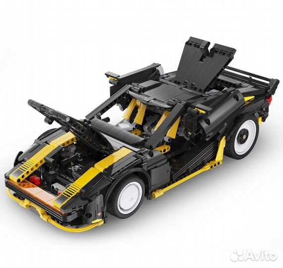 Конструктор спортивный автомобиль Турбо-V 1/10 168