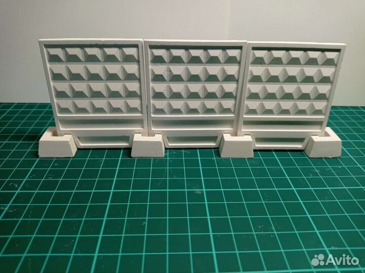 Советский забор из гипса 1/43