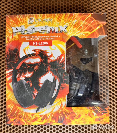 Проводные наушники Oklick HS-L320G черный