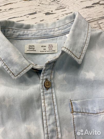 Рубашка на мальчика 104 Zara