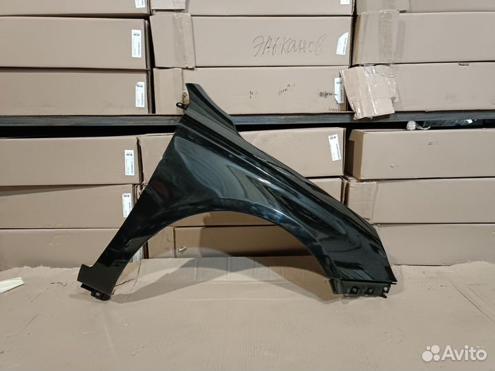 Крыло правое Лада Веста черный (черная жемчужина)