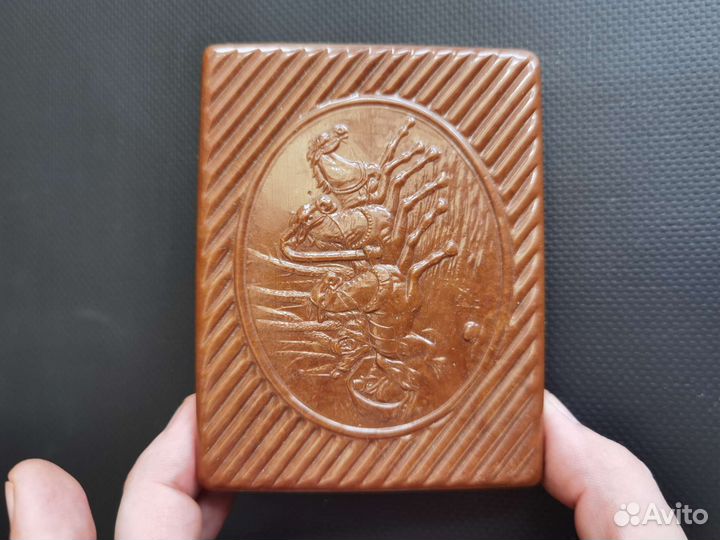 Портсигар СССР пластик