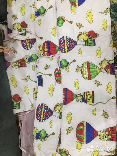 Бортики в детскую кроватку