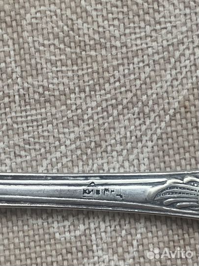 Мельхиоровые ложки дубок СССР