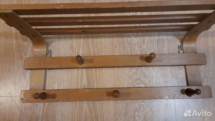 Вешалка настенная деревянная СССР