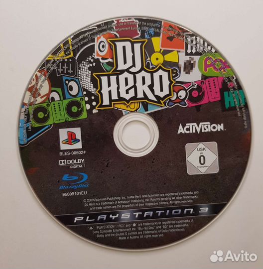 PS3 DJ Hero. Лицензия