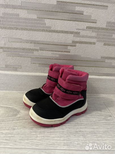 Зимние сапожки для девочки 27 размер две пары