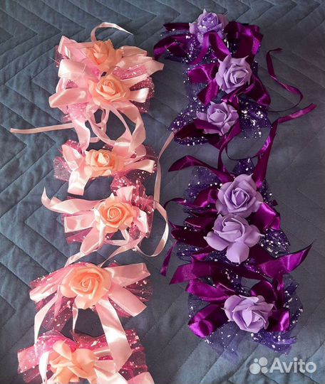 Свадебные украшения на машину