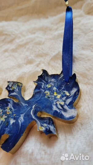 Ёлочные игрушки из эпоксидной смолы