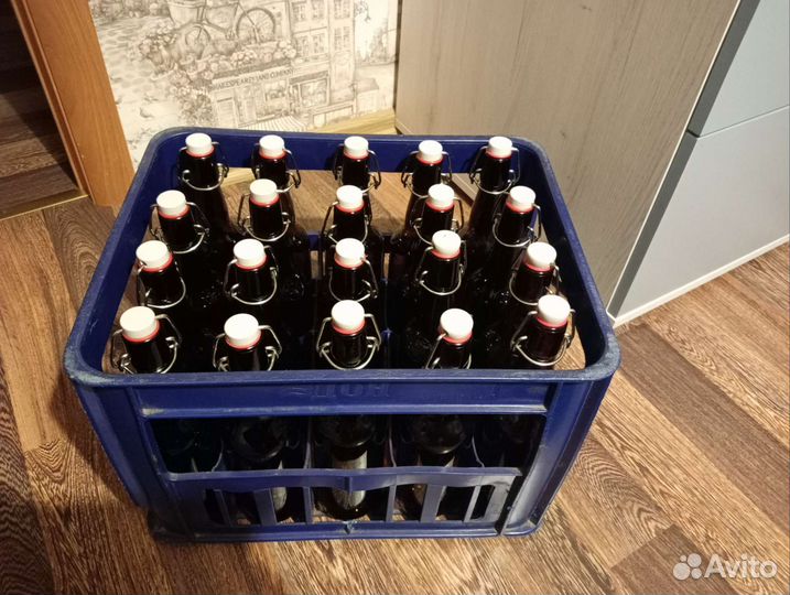 Стеклянная бутылка 0 5