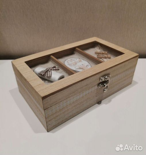 Шкатулка деревянная