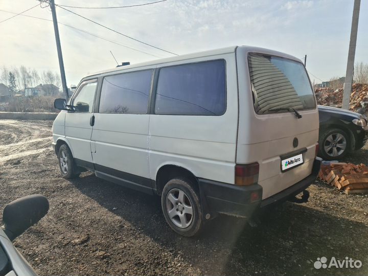Volkswagen Transporter 2.4 МТ, 1991, 283 000 км