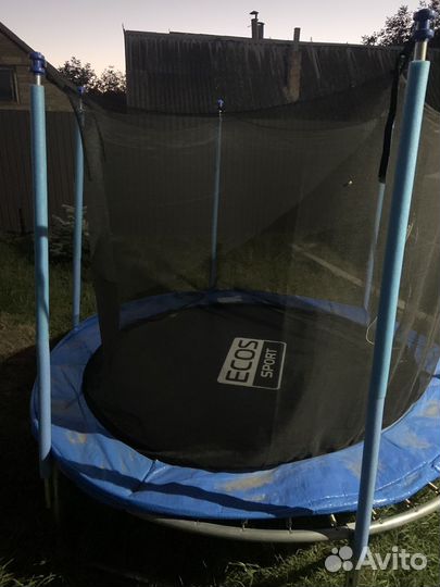 Батут с сеткой
