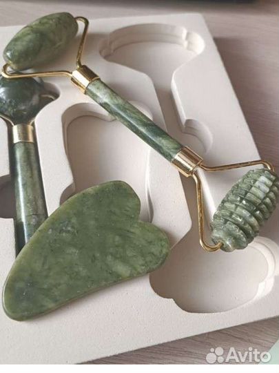 Массажеры и роллеры для лица, + скребок гуаша