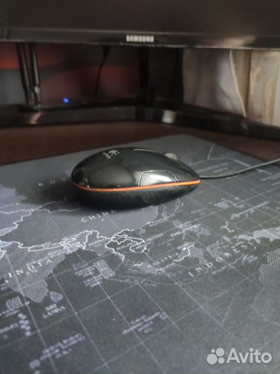 Проводная мышка logitech