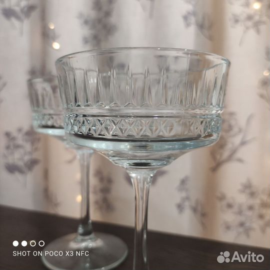 Бокалы для шампанского креманки