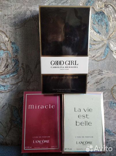 Lancome la vie est belle, Lancome miracle,Carolin