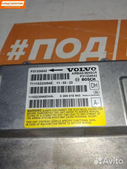 Блок управления подушками безопасности Volvo S60