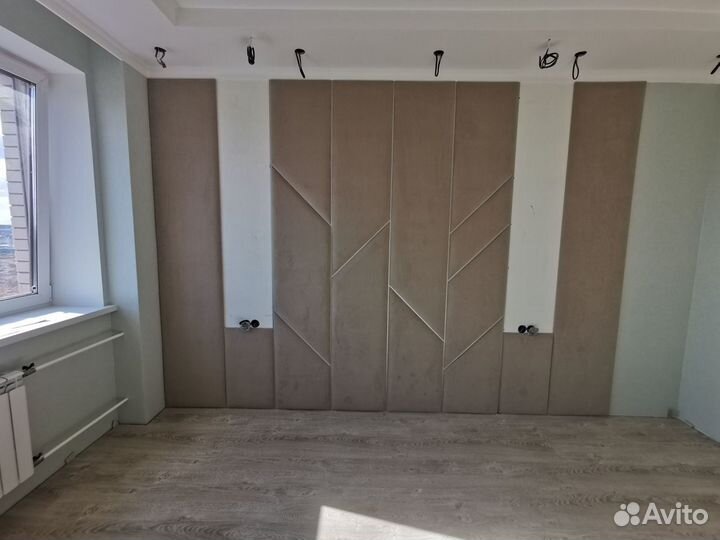 Мягкие стеновые панели с профилем