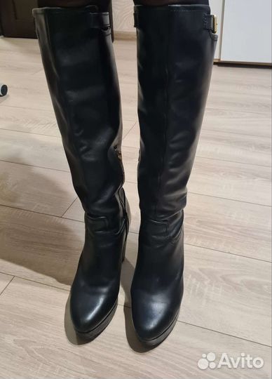 Сапоги ботфорты hm