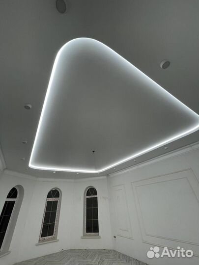 Натяжные потолки под ключ / Установим за 1 день