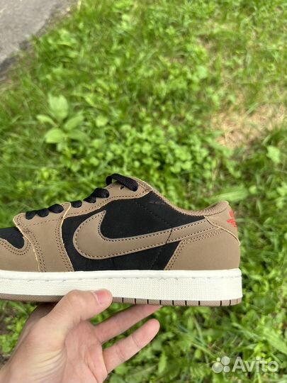 Кроссовки Nike air jordan 1 low travis scott